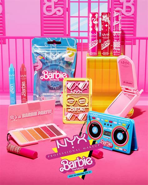 nyx albie|Barbie Movie Makeup Collection .